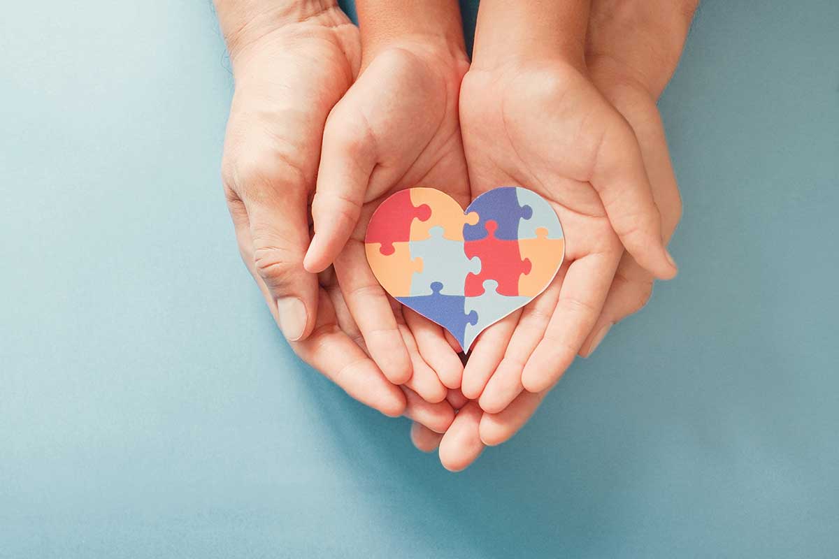 a puzzle piece represents the importance of an autism diagnosis